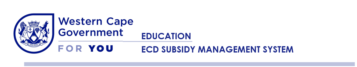 WCED-ECD